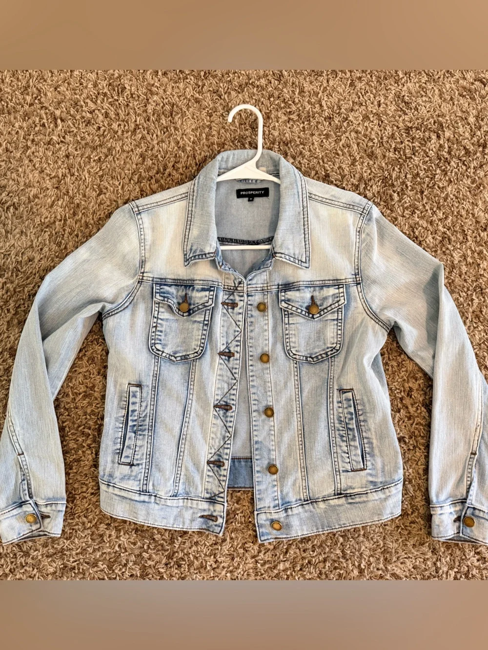 Prosperity Light Wash Denim Jacket - Picture 1 of 2